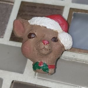 Vintage Rudolph Reindeer Button cover-$5 add on